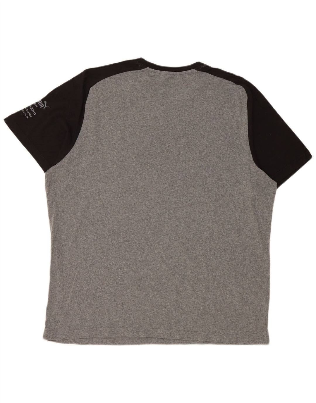 PUMA Camiseta gráfica para hombre Top XL Gris Colorblock