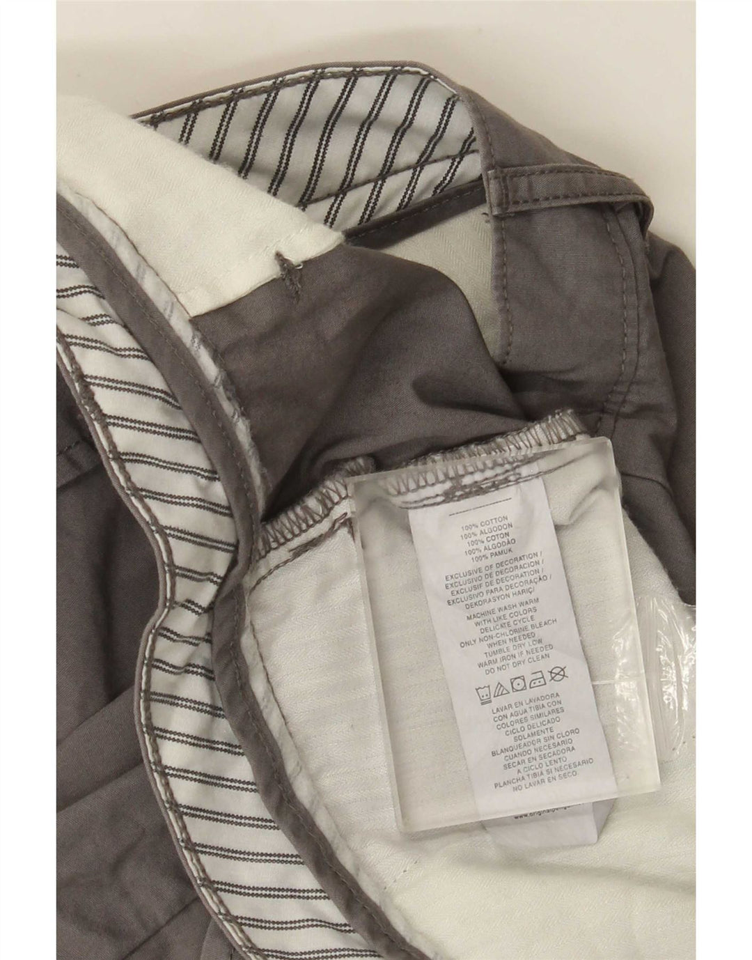 Pantalones cortos para hombre Penguin W54 L25 Algodón gris