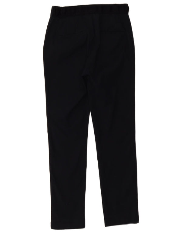 Zara Mujer Pantalones Chinos Slim Small W26 L27 Negro