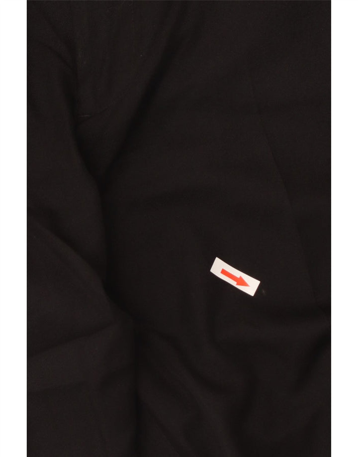 Pantalón chino recto Izod para hombre W34 L32 Poliéster negro