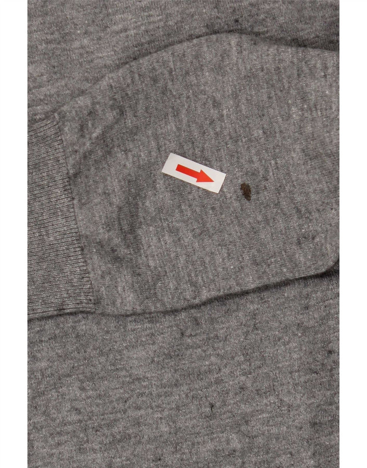Zara Hombre Jersey Cuello Redondo Jersey Small Viscosa Gris