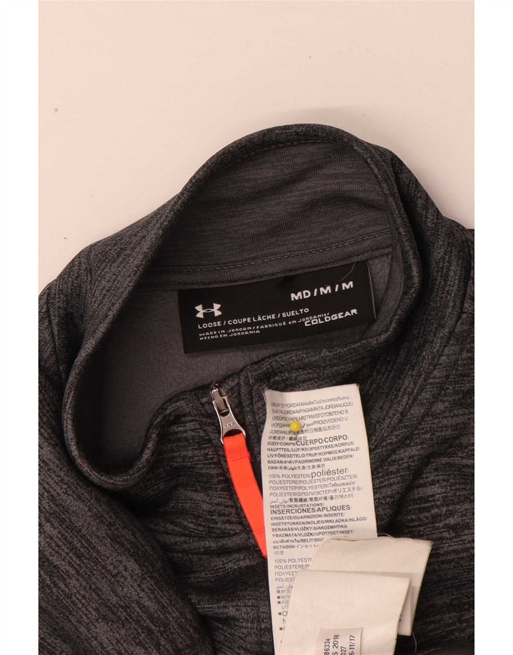 Under Armour Hombre Cold Gear Jersey Chándal Top Gris Medio Moteado