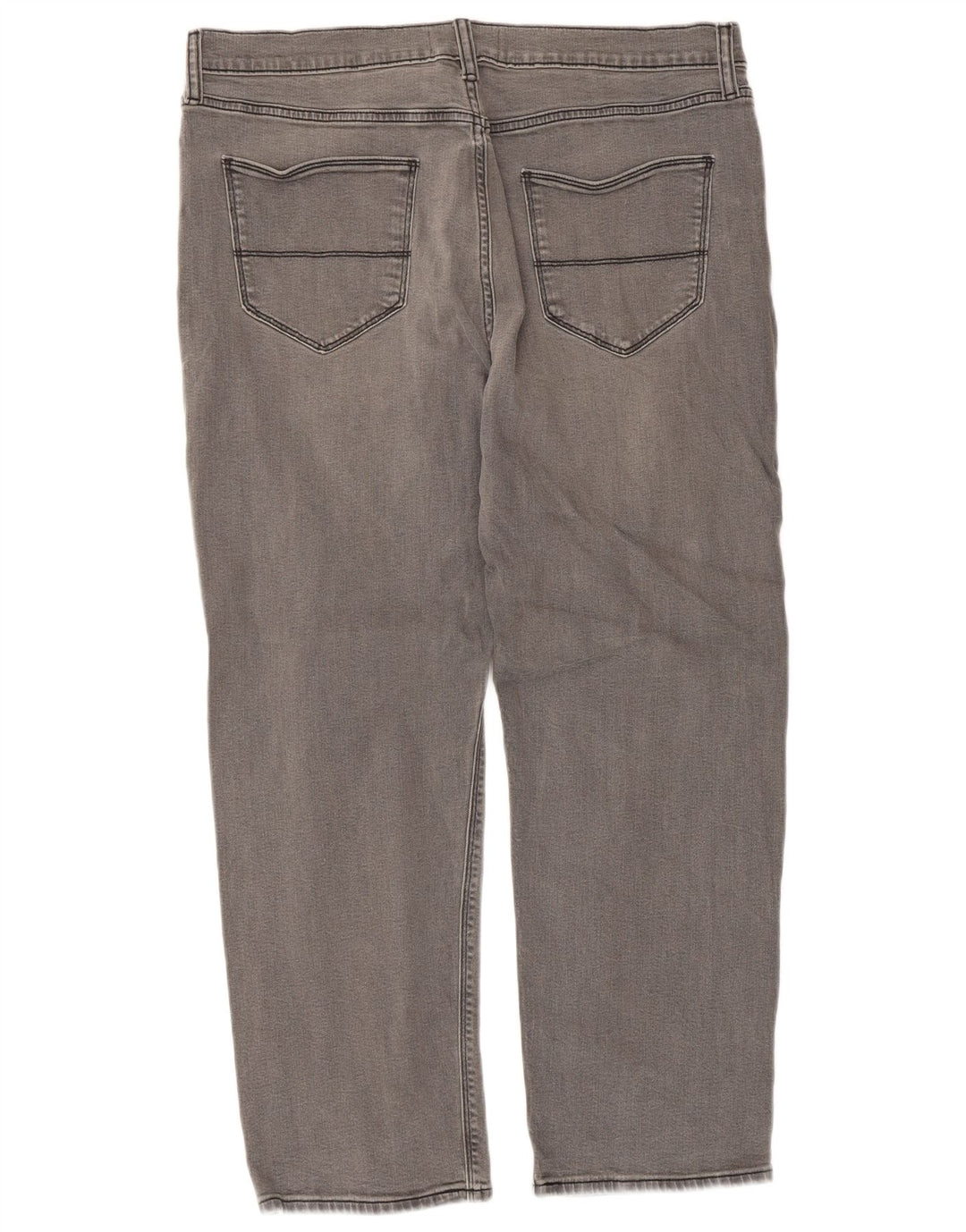 Marks & Spencer Vaqueros rectos para hombre W36 L29 Algodón gris