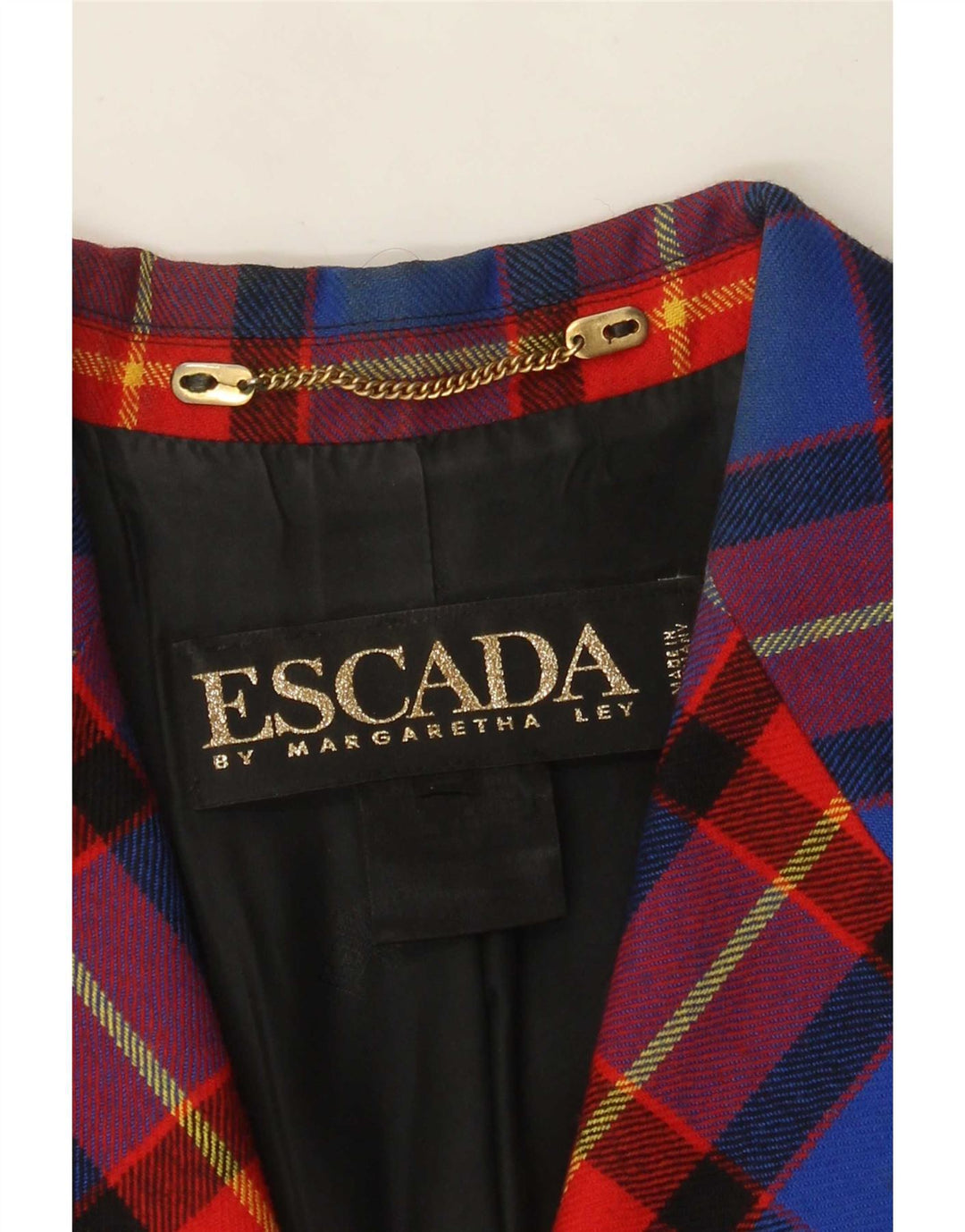 Escada Chaqueta Blazer para Mujer de Margaretha Ley UK 40 Mediana Multicolor