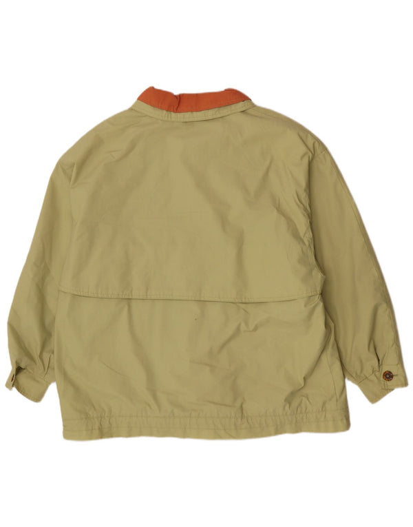 Vintage Womens Utility Jacket UK 18 XL Khaki Colourblock Polyester