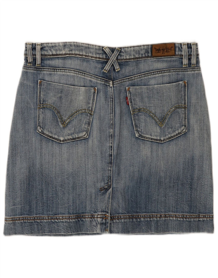 LEVI'S Minifalda vaquera para mujer grande W34 algodón azul