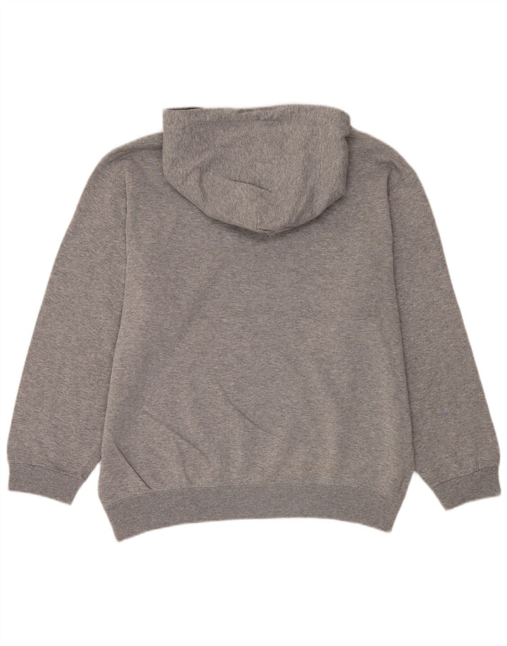 Champion Sudadera Con Capucha Y Estampado Gráfico Gris Medio Moteado