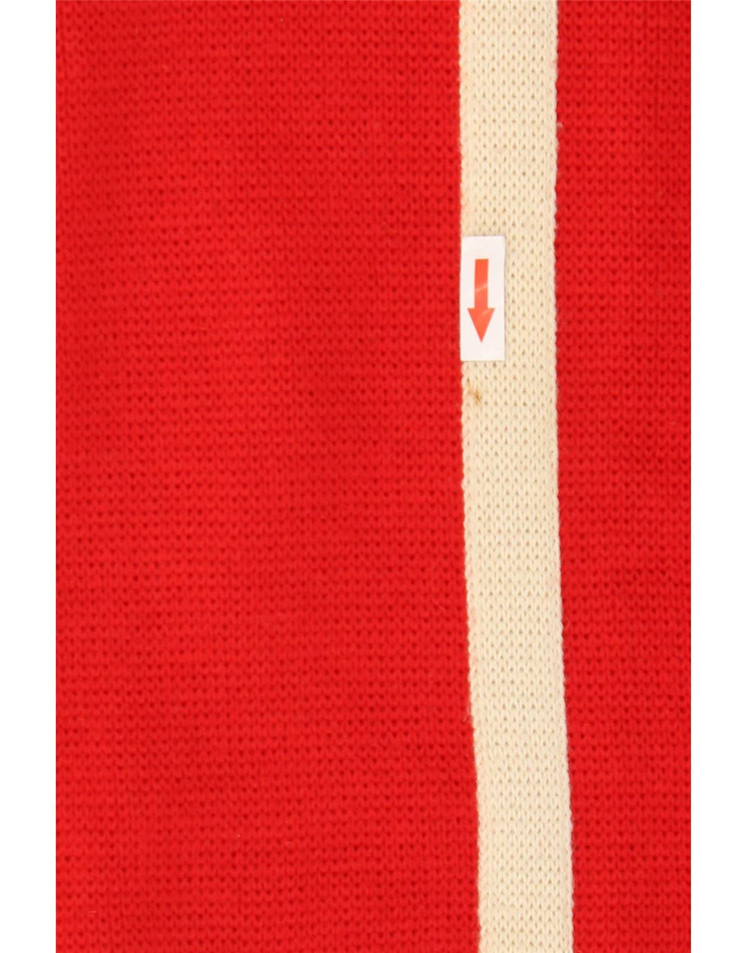 Jersey Life Line Hombre Con Cuello Redondo De Lana Color Block Rojo Medio