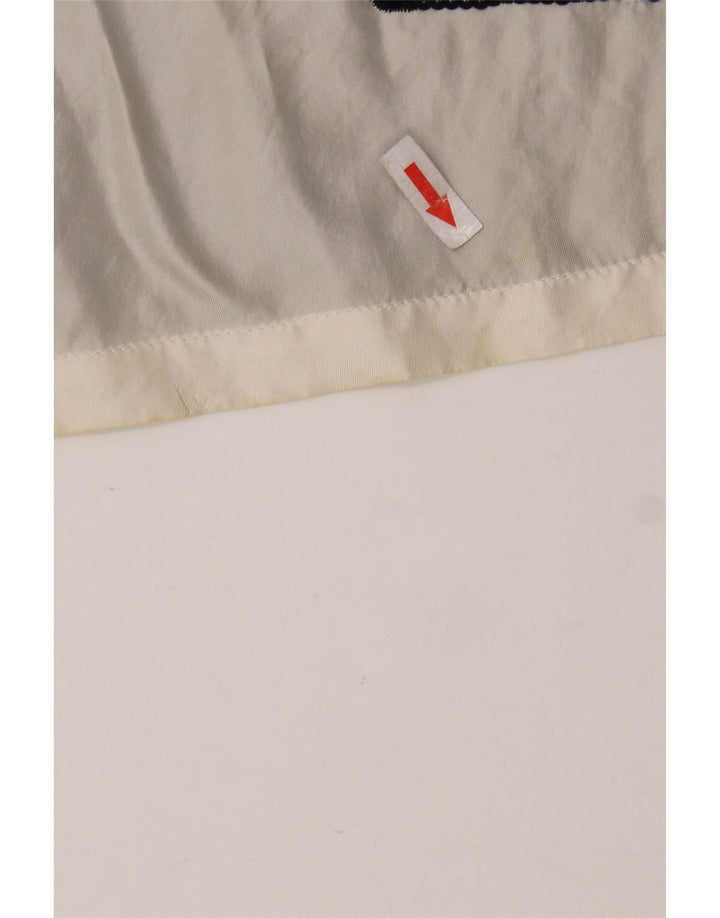 ICEBERG Blusa gráfica para mujer Top UK 8 Small Off White Colorblock