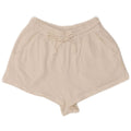 Zara Mujer Regular Hot Pants UK 8 Pequeño Algodón Blanco