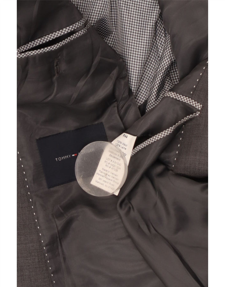 Tommy Hilfiger Chaqueta tipo blazer de 2 botones para hombre UK 38 Lana gris medio