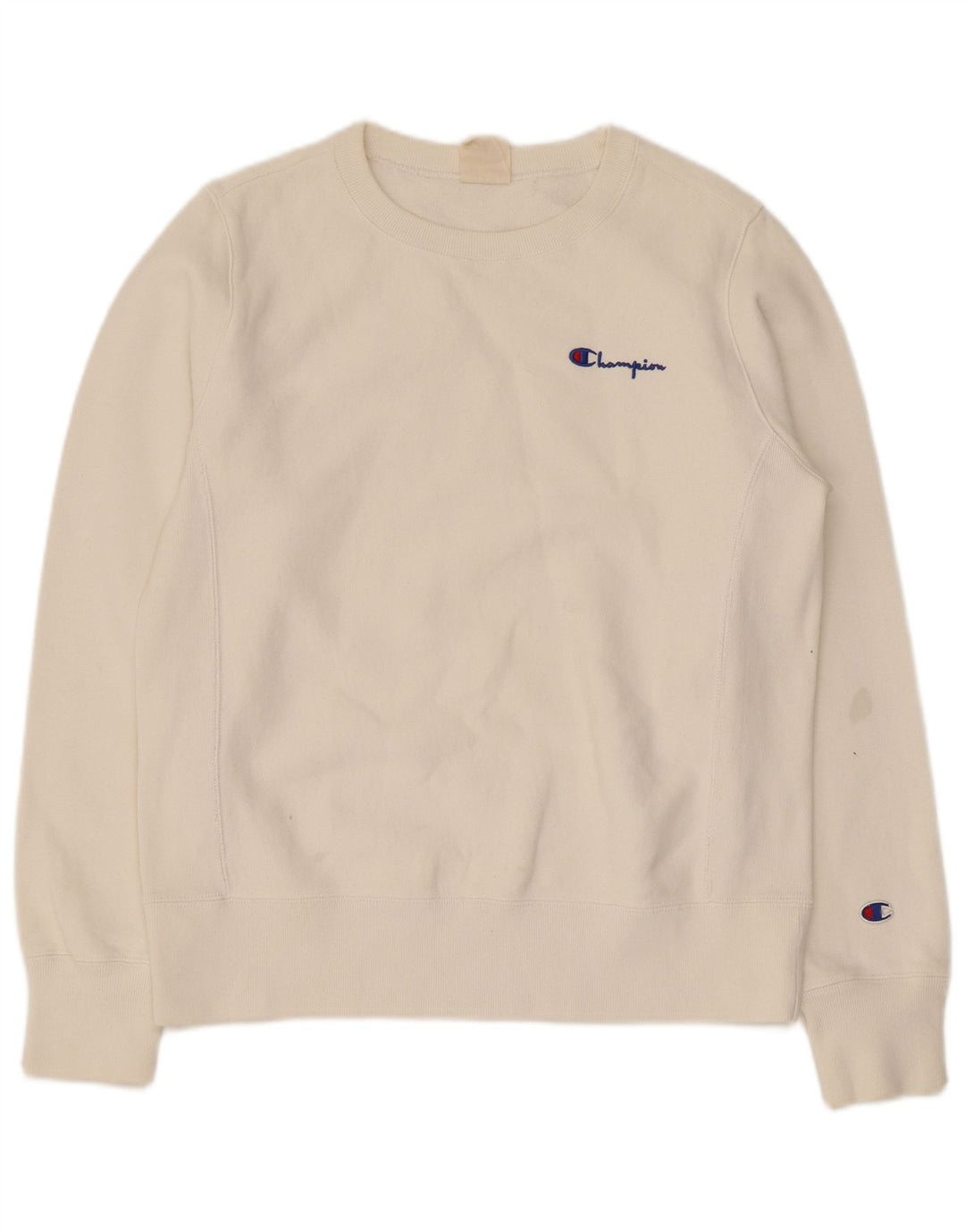 Sudadera para Mujer Champion UK 16 Grande Algodón Blanco