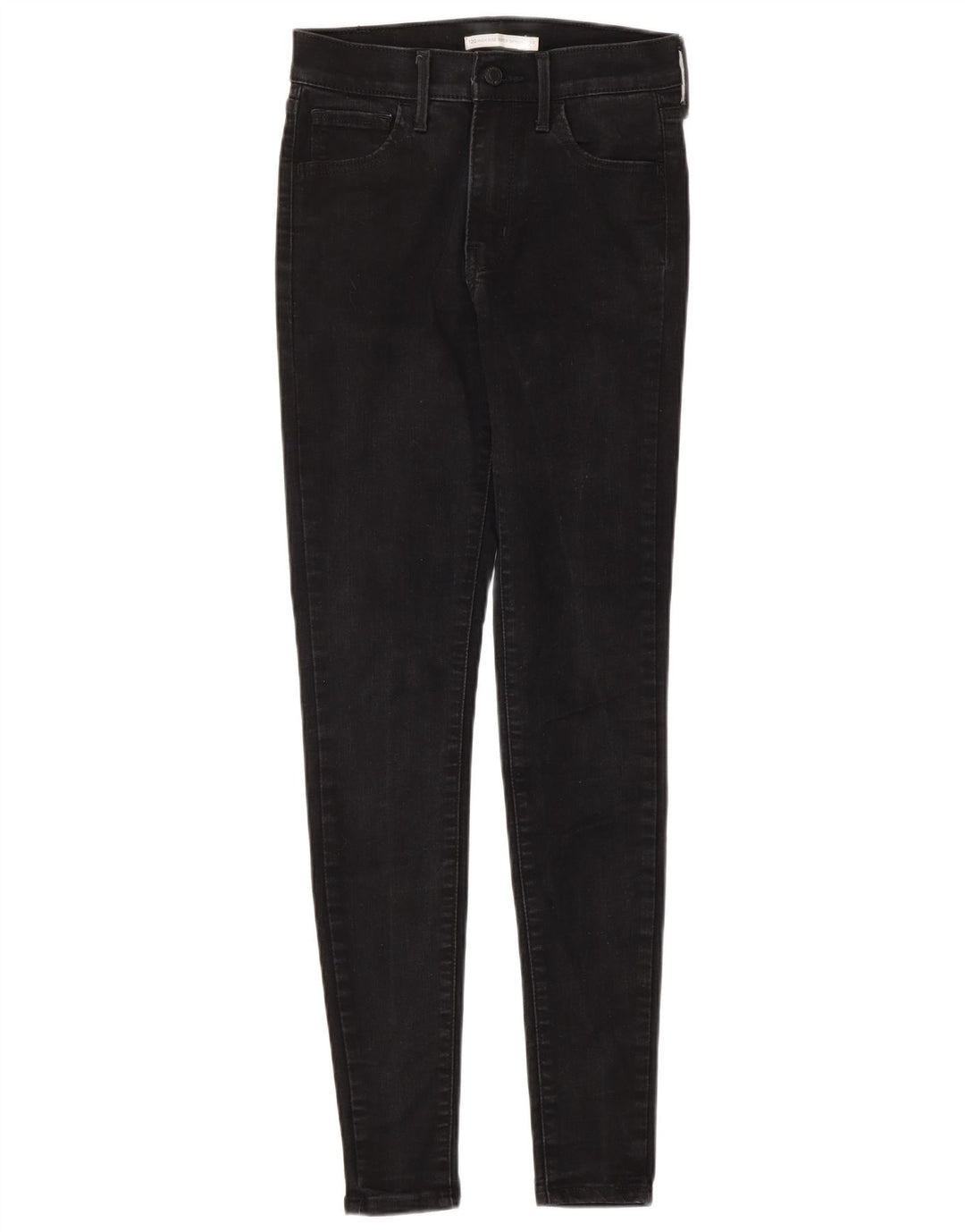 LEVI'S Jeans súper ajustados de talle alto 720 para mujer W25 L30 Algodón negro