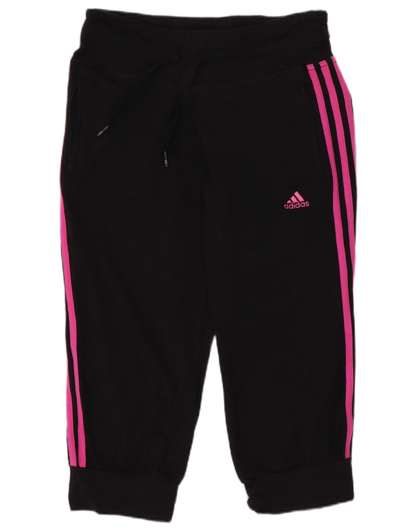 Adidas Bermudas deportivas para mujer UK 8 Small Black Cotton Sports
