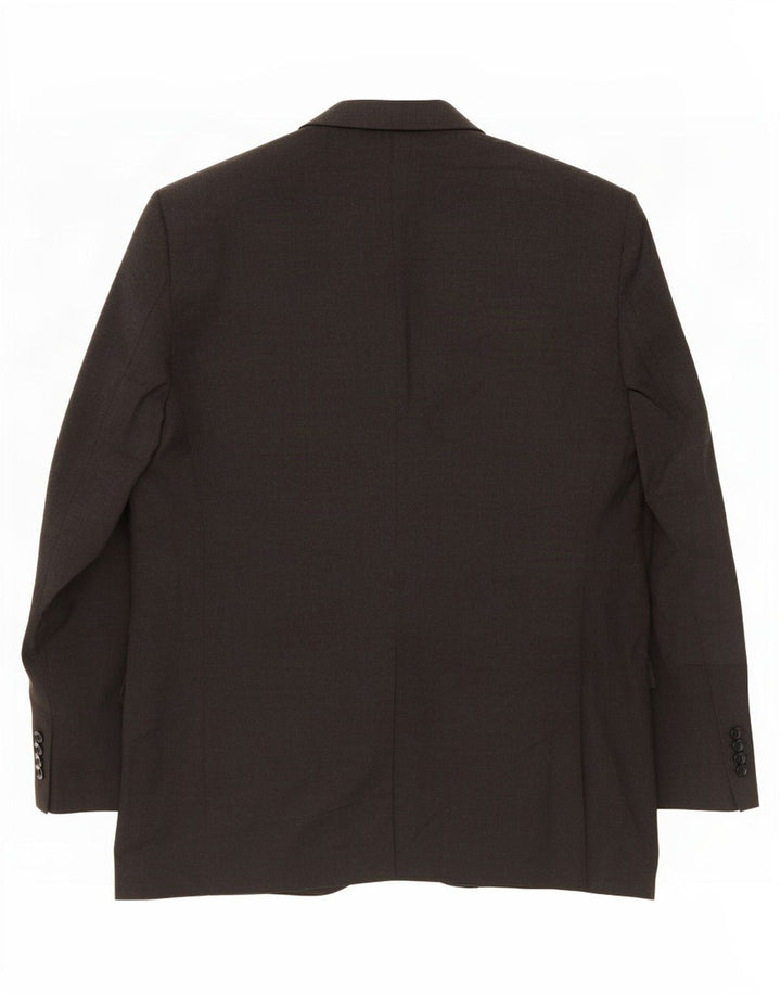 Marks & Spencer Chaqueta tipo blazer de 3 botones para hombre UK 44 XL Poliéster gris