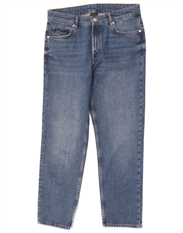 Massimo Dutti Vaqueros Slim Mujer EU 40 Medium W30 L28 Azul