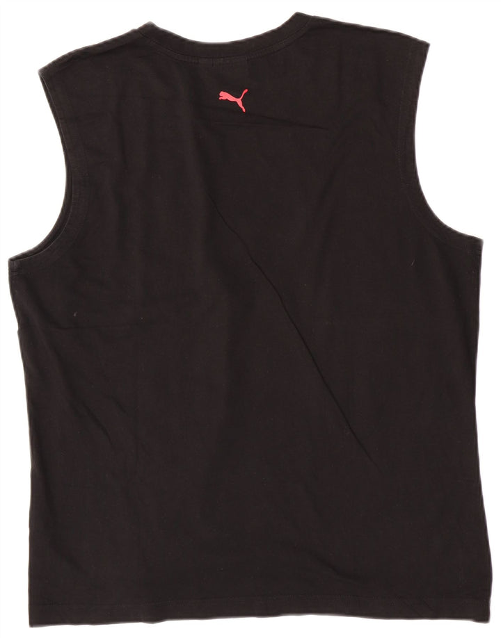 Puma Hombre Gráfico Chaleco Top XL Negro