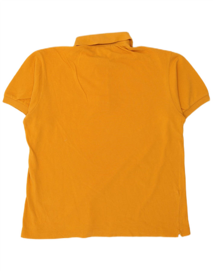 Polo Lacoste para hombre talla 4 mediano algodón naranja