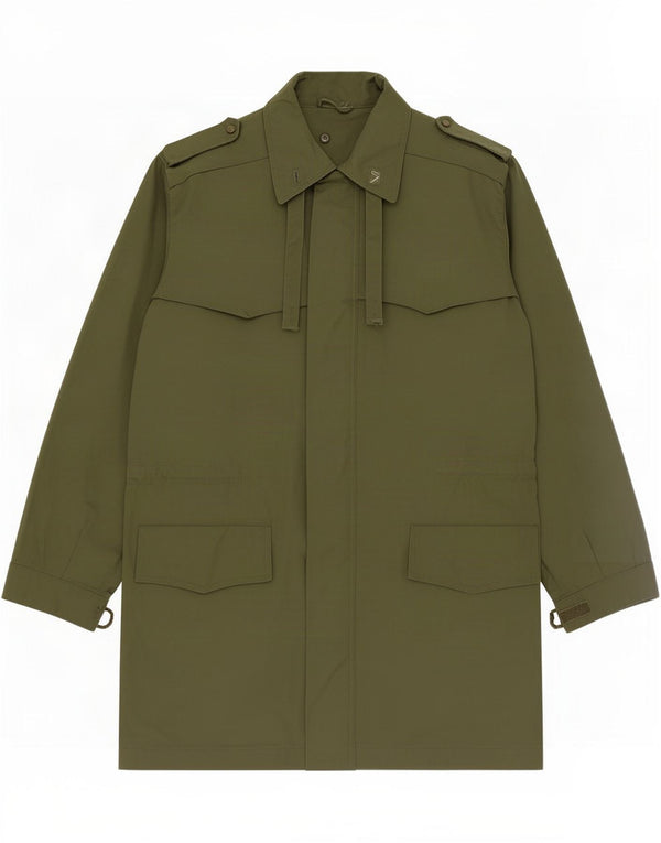 Vintage hombres chaqueta militar Reino Unido 40 verde grande