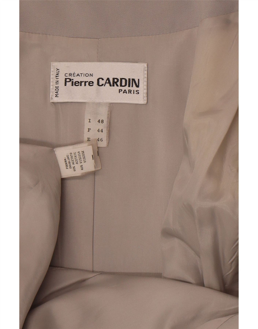 Abrigo para mujer Pierre Cardin IT 48 XL Acetato gris
