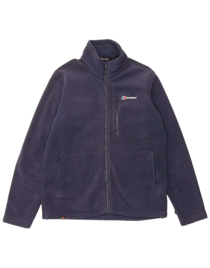 Berghaus Chaqueta polar con forro para hombre UK 40 Large Poliéster azul marino
