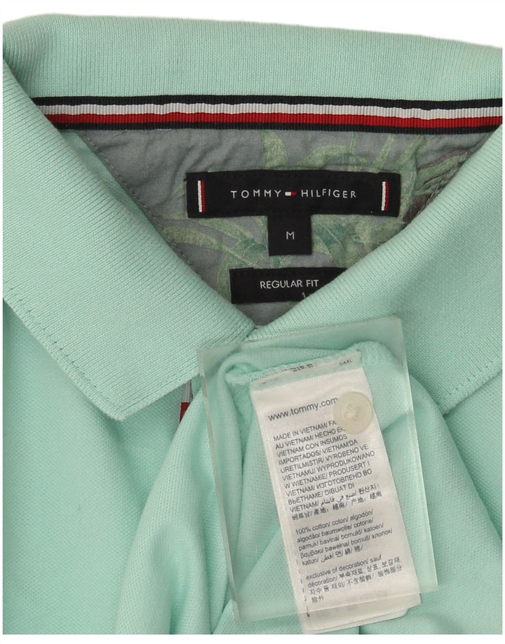 Tommy Hilfiger Polo Regular Fit De Algodón Turquesa Medio Hombre