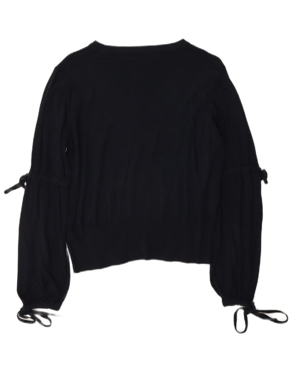 Marks & Spencer Jersey con Cuello Barco para Mujer UK 44 Grande Azul Marino