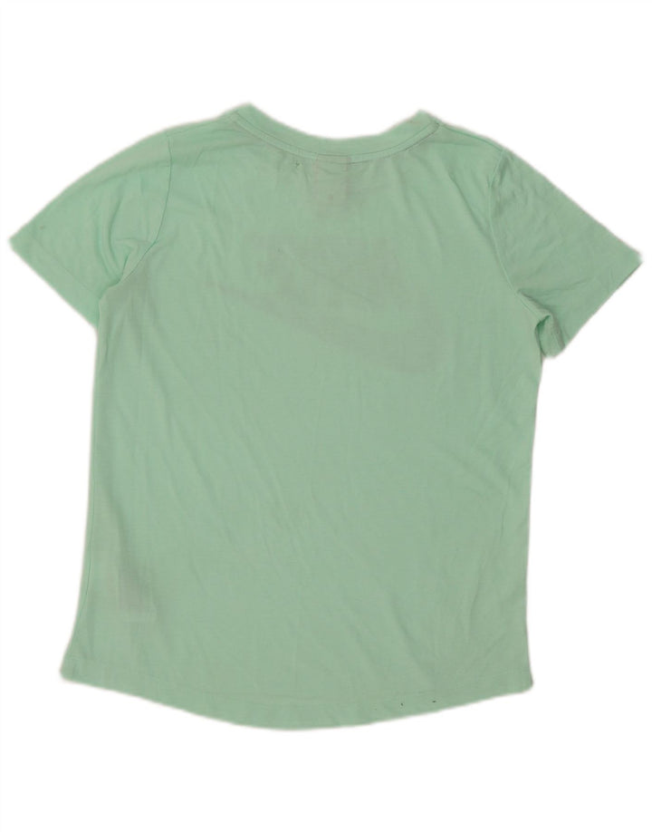 Nike Camiseta gráfica para mujer Top UK 10 Small Verde Poliéster