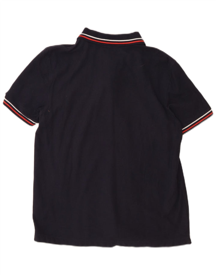 Polo Lotto Hombre Algodón Azul Marino Medio