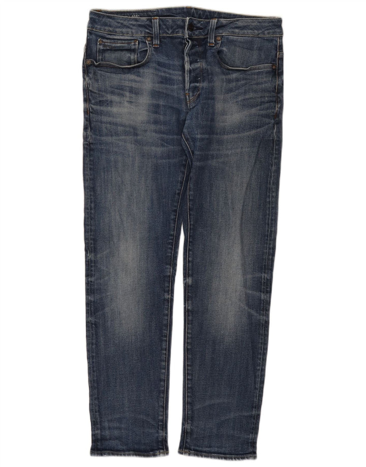 Vaqueros ajustados G-Star Mujer W30 L27 Algodón azul