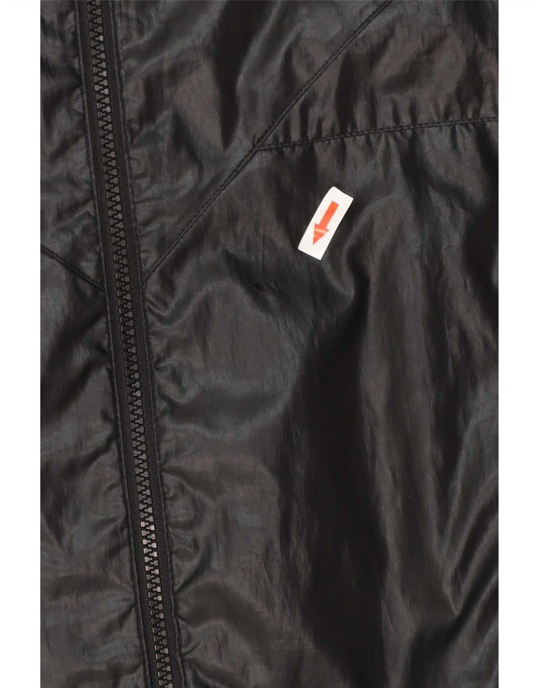Adidas Chaqueta impermeable con capucha para hombre UK 38 Mediano Negro Poliéster