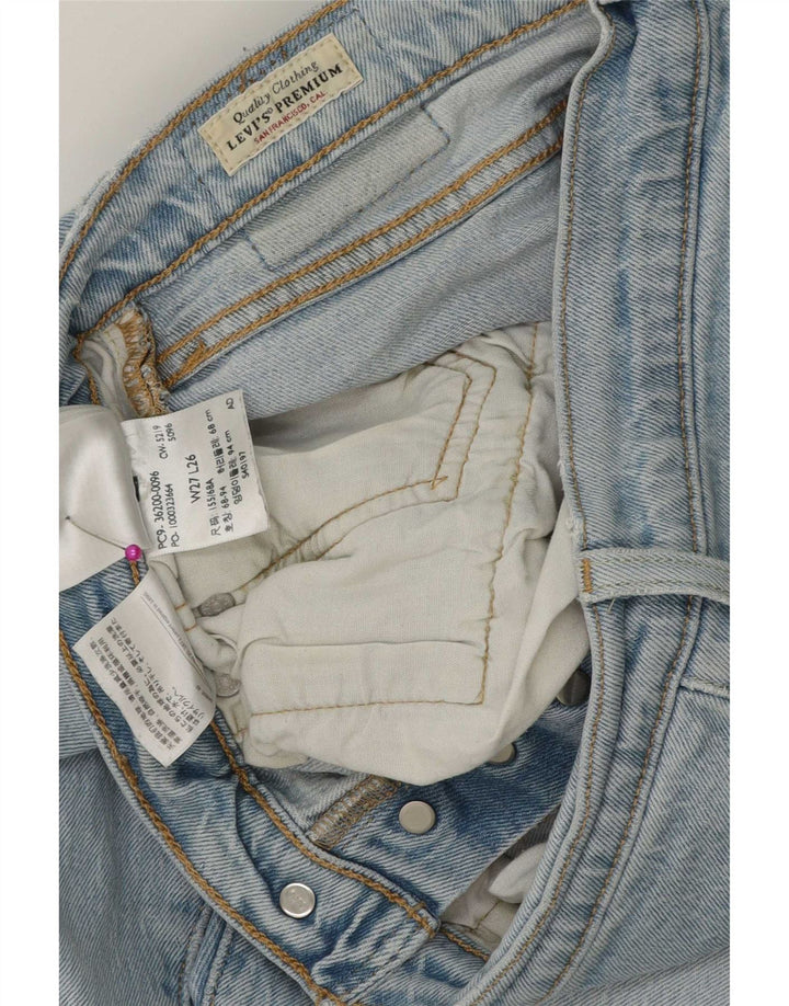 Vaqueros Levi's Mujer Rectos W27 L26 Algodón Azul