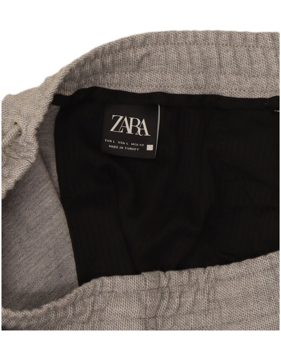 Zara Mujer Pantalones De Chándal UK 46 Large Gris