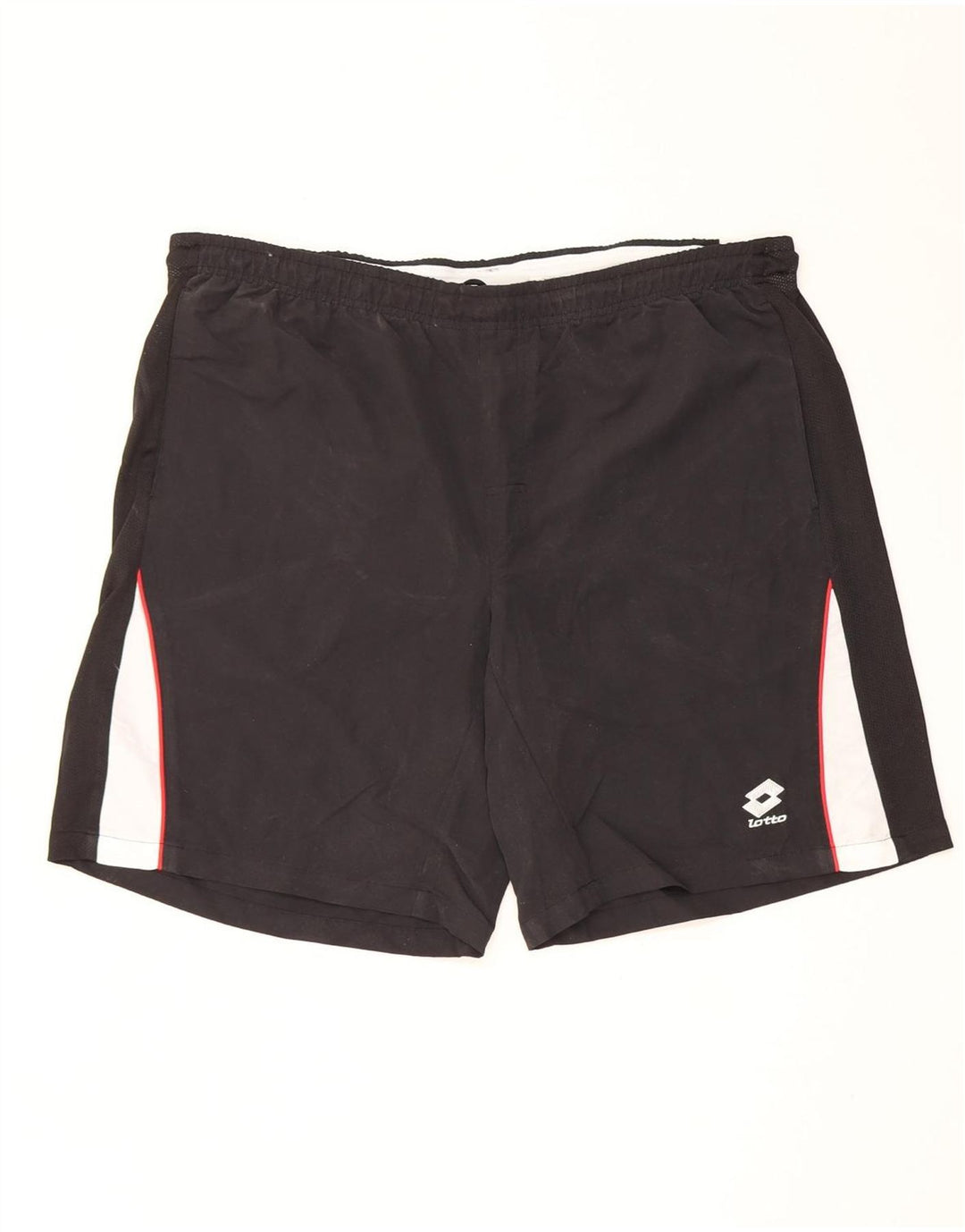 Lotto Shorts deportivos para hombre 2XL Poliéster color block negro