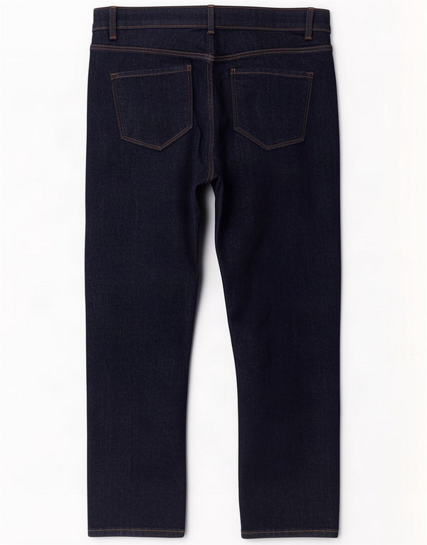 Marks & Spencer Jeans rectos para mujer UK 12 Medium W30 L25 Azul marino