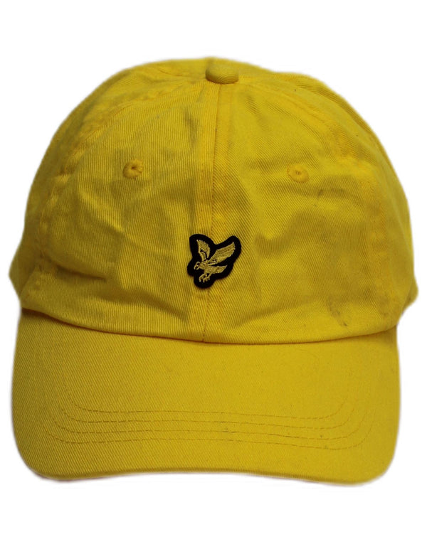 LYLE & SCOTT Gorra de béisbol gráfica para hombre Talla única Algodón amarillo Clásico