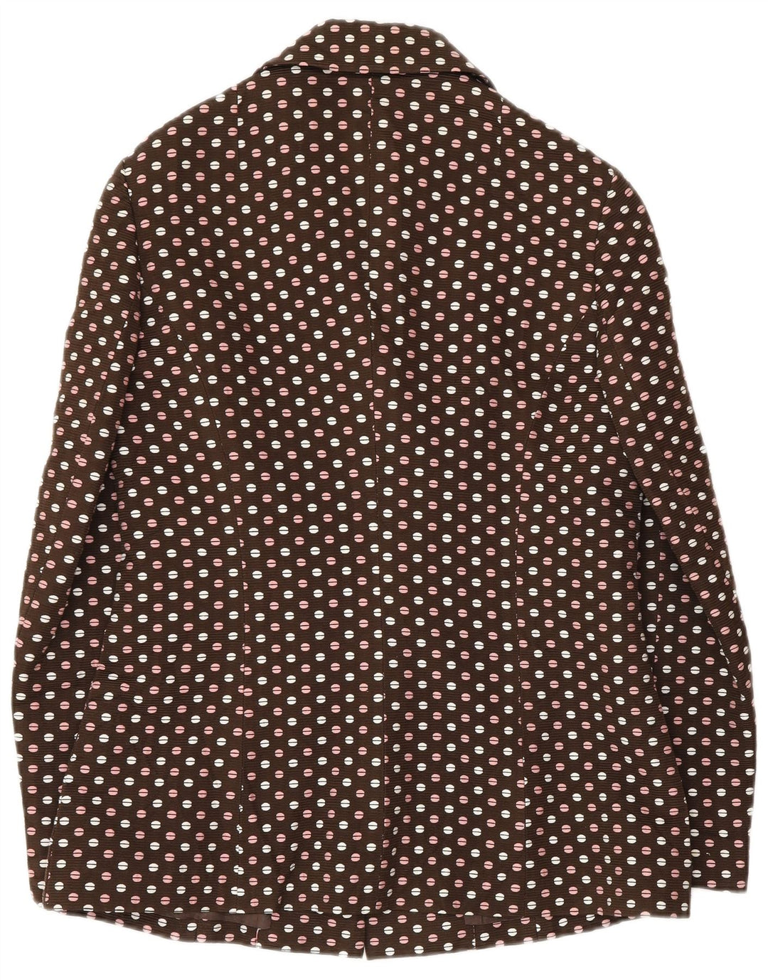Vintage Mujer 3 Botones 2 Piezas Set IT 48 XL Lunares Marrón