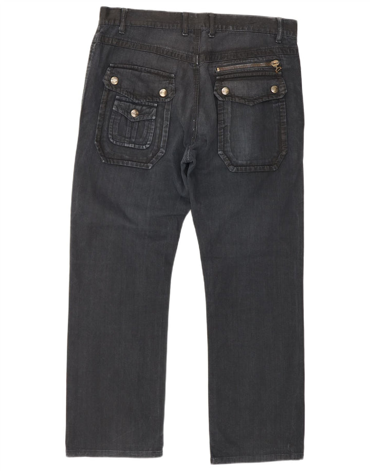 Just Cavalli Jeans rectos para hombre IT 48 Medium W34 L28 Azul marino