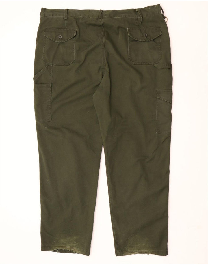 Pantalones Dickies Hombre Pegged Cargo W44 L31 Poliéster Verde