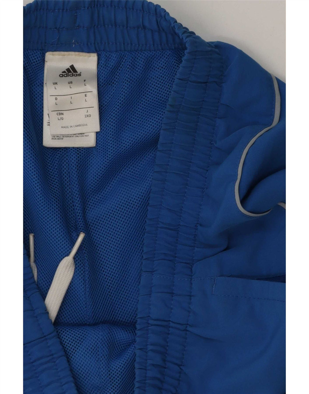 Adidas Mens Graphic Sport Shorts Grande Azul Poliéster