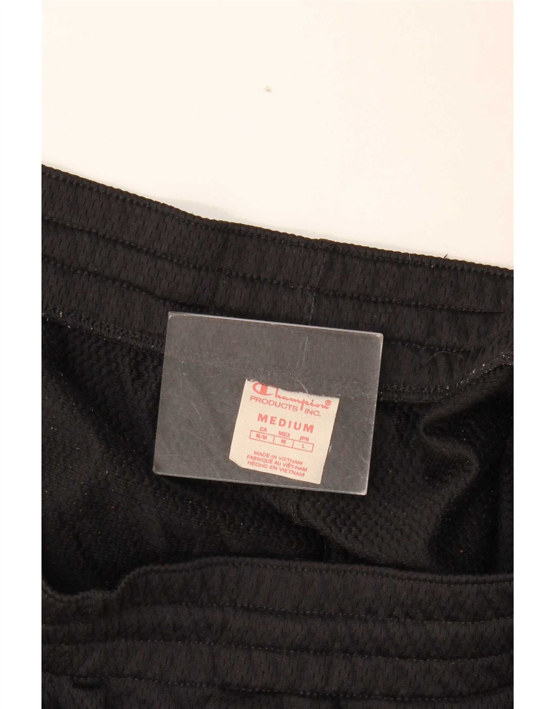 Champion Pantalones cortos deportivos para hombre mediano negro