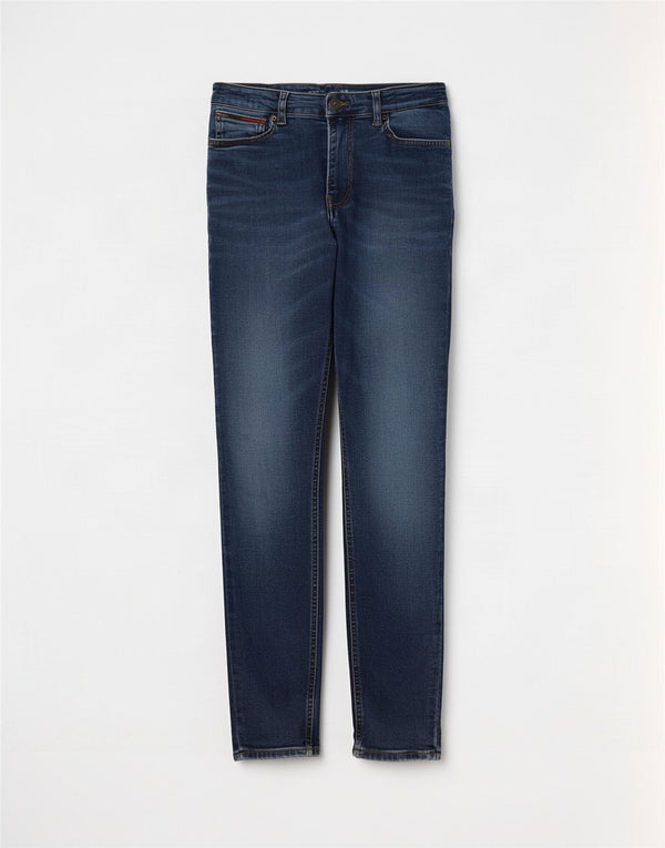 Tommy Hilfiger Vaqueros pitillo Simon para hombre W30 L32 Algodón azul marino