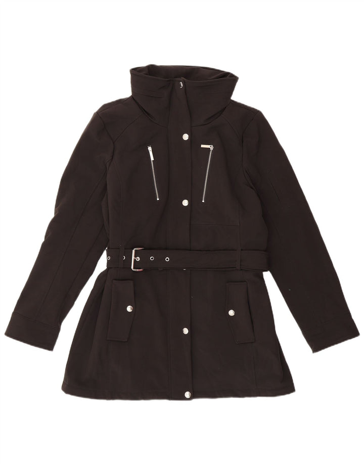 MICHAEL KORS Chaqueta utilitaria para mujer UK 40 Grande Poliéster negro