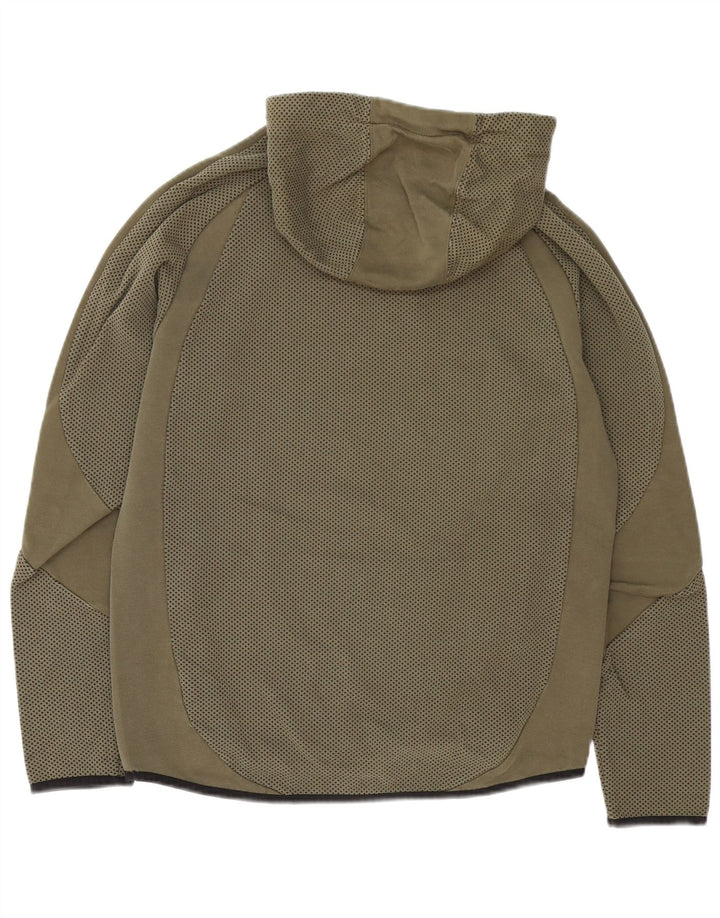 Puma Hombre Sudadera Con Capucha Jumper Medium Khaki Spotted Cotton