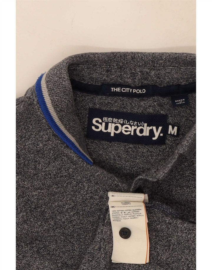Polo Superdry para hombre de algodón azul marino medio