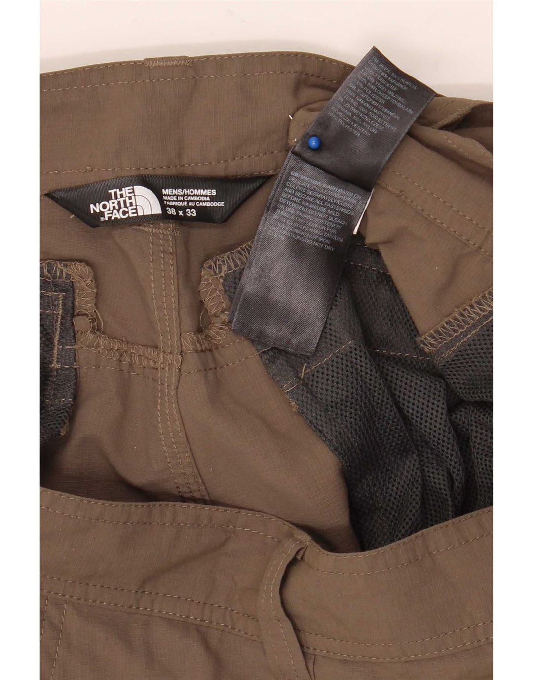 The North Face Shorts Cargo Hombre W38 XL Poliéster Beige