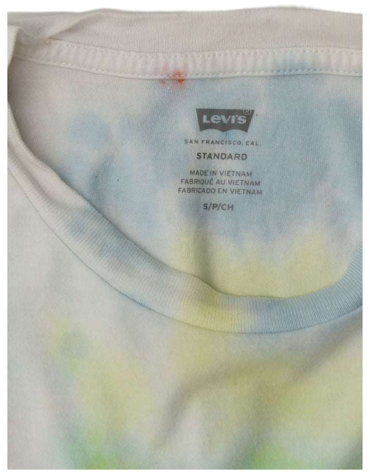 Levi's Camiseta con gráfico estándar para hombre, talla pequeña, algodón teñido anudado multicolor