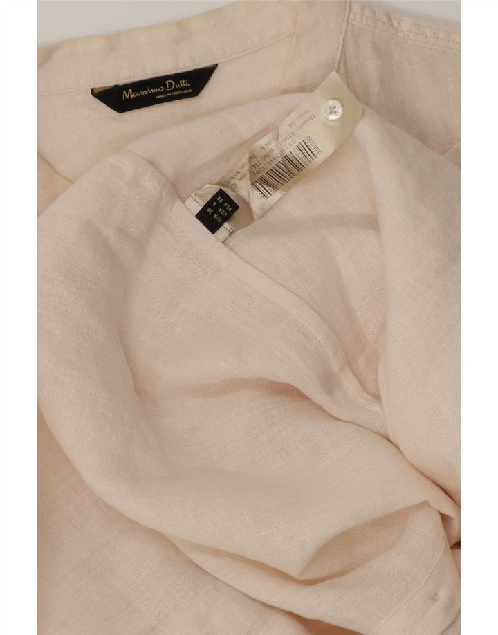 Massimo Dutti Camisa Sobrecamisa Mujer EU 38 Small Beige
