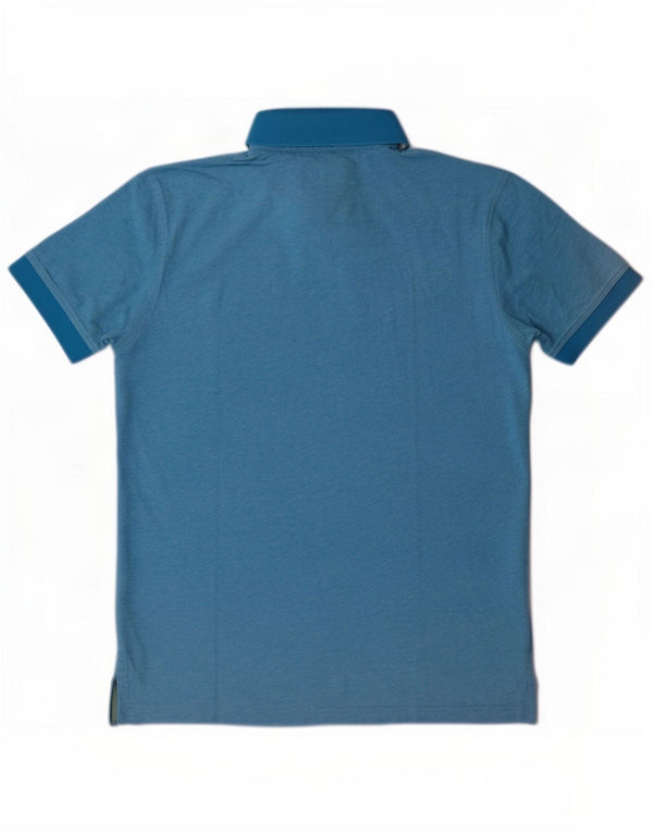Tommy Hilfiger Mens Regular Fit Polo Shirt Large Blue Cotton