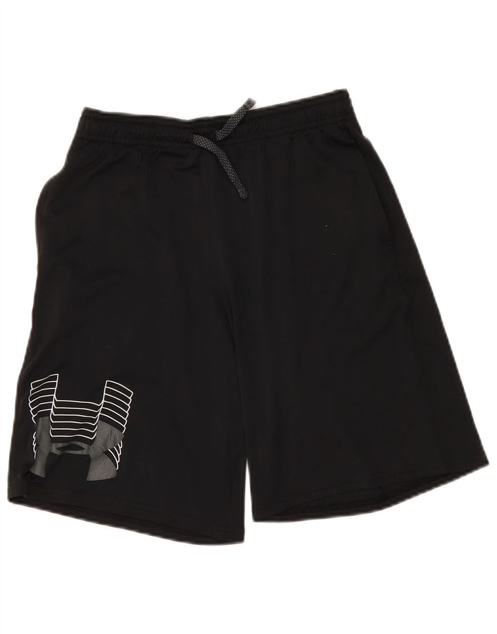 UNDER ARMOUR Pantalones cortos deportivos Heat Gear Graphic para niños 13-14 años XL Negro